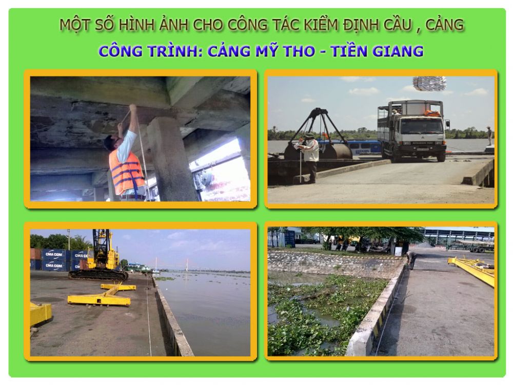 Kiểm định cầu Cảng Mỹ Tho