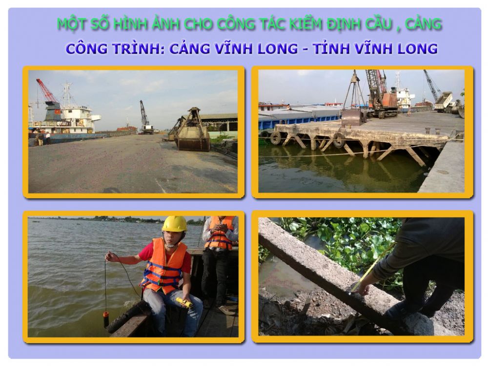 Kiểm định cầu Cảng Vĩnh Long